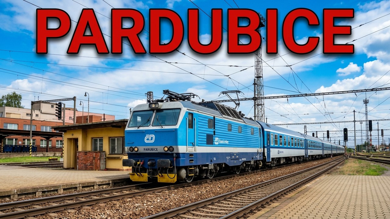Czech Trains in Pardubice - Vlaky v Pardubic&iacute;ch - Tschechische Z&uuml;ge
