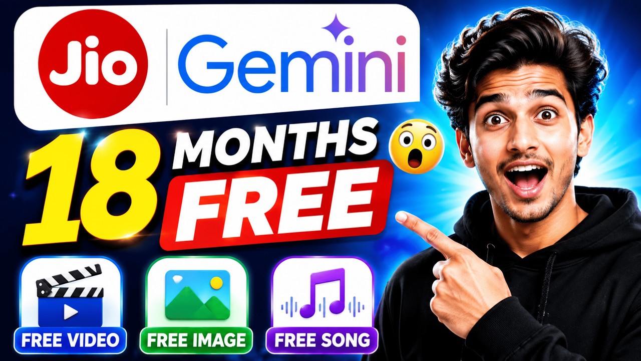 18 Months of Free Gemini with Jio | How to Claim the Jio Gemini Offer