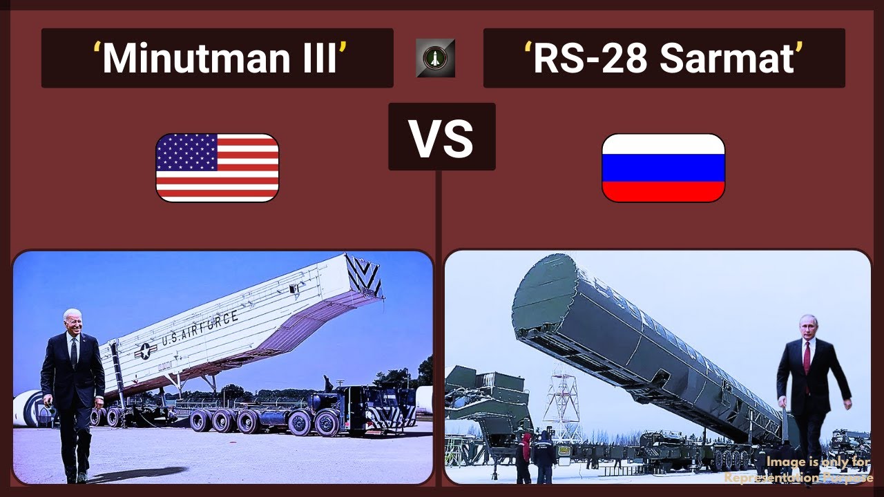 Сравнительный анализ: американская ракета Minuteman III и российская стратегическая ядерная ракет...