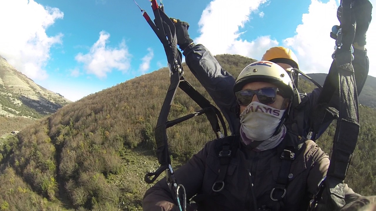 parapendio maratea tantem domenico con ciccio