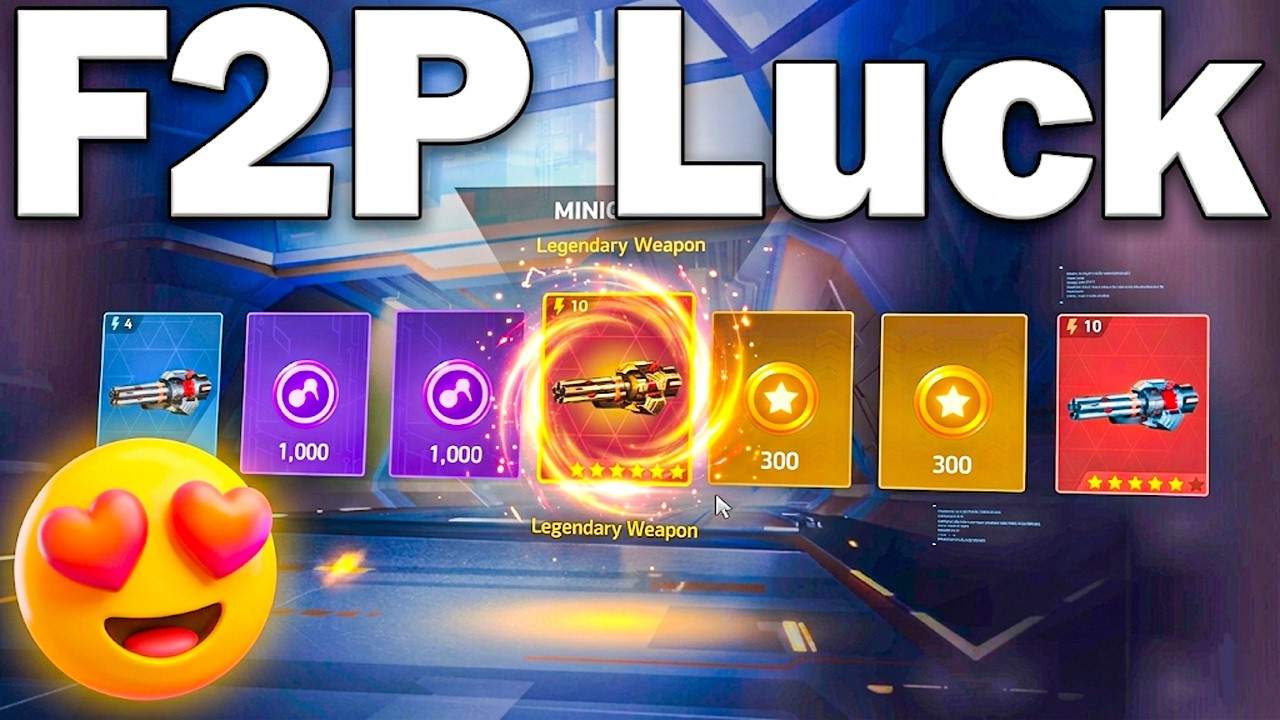 FREE Minigun from Crate Rush?! 😭 F2P Luck is INSANE || Mech Arena PC Gameplay