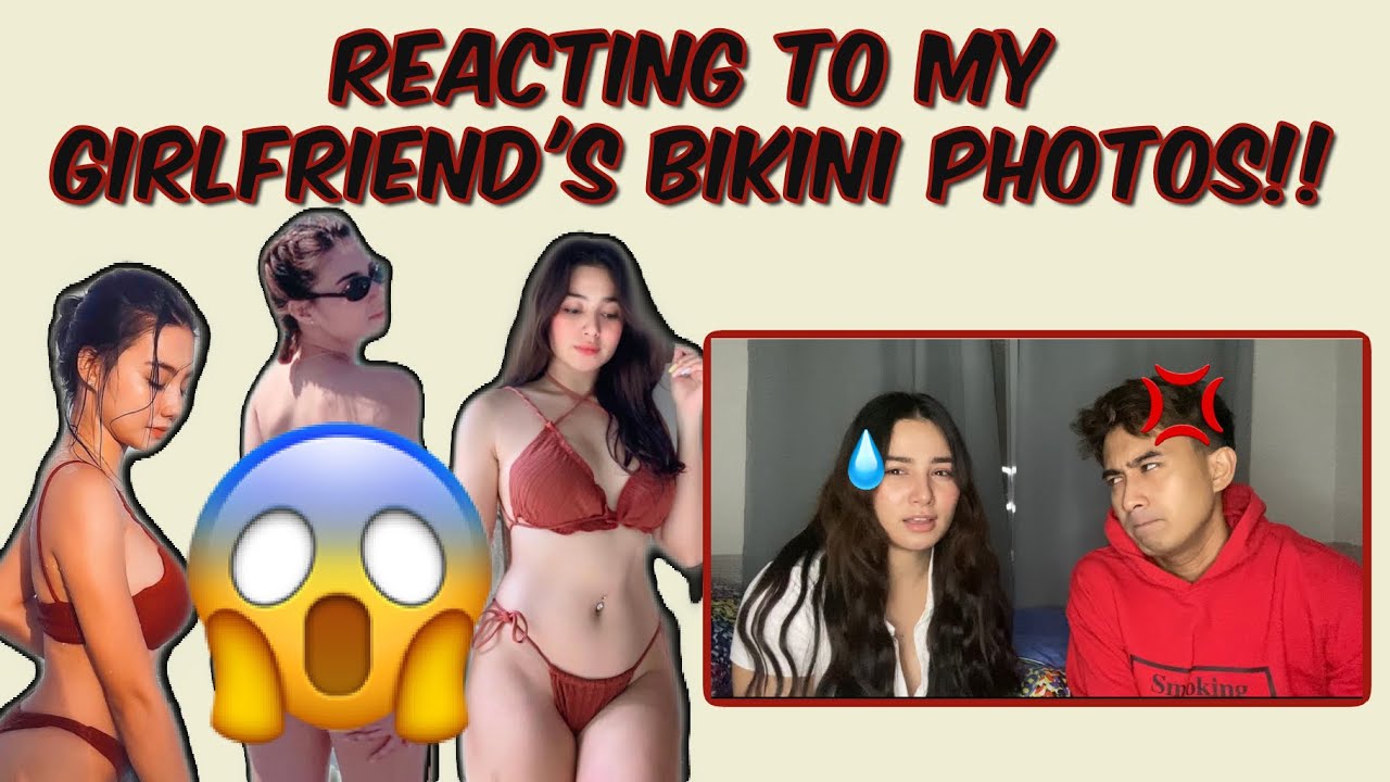REACTING TO MY GIRLFRIENDS BIKINI PHOTOS - JV and SHAINE