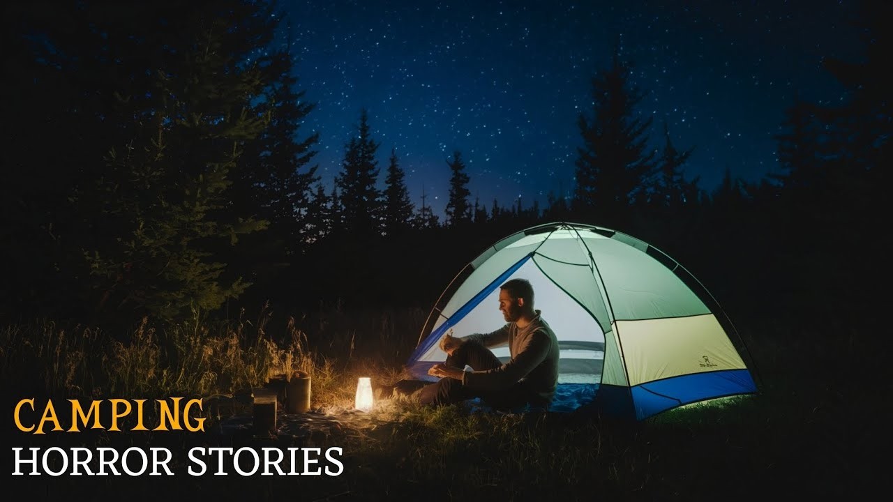 27 Scary True Camping In The Woods Horror Stories | With Rain Sounds | True Scary Stories