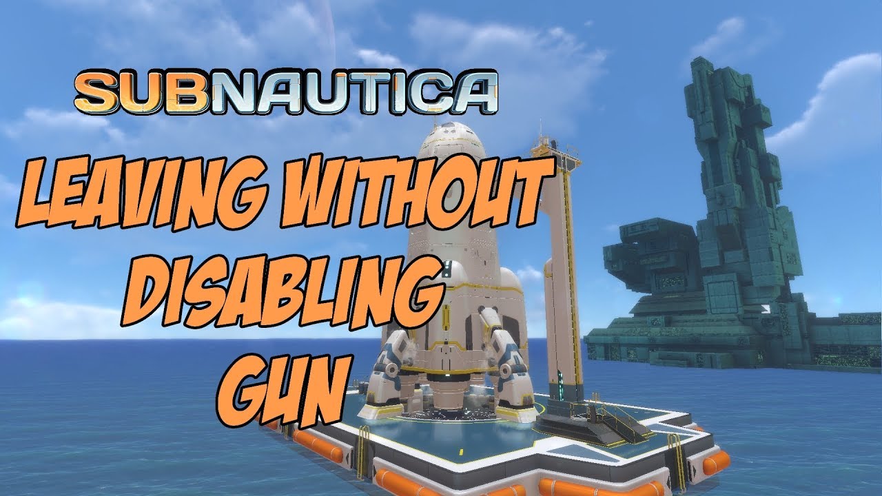 Subnautica using rocket without disabling GUN