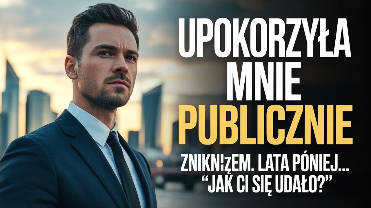 Ona upokorzyła mnie publicznie jako żart. Zniknąłem. Lata później zapytała: „Jak ci się udało?”