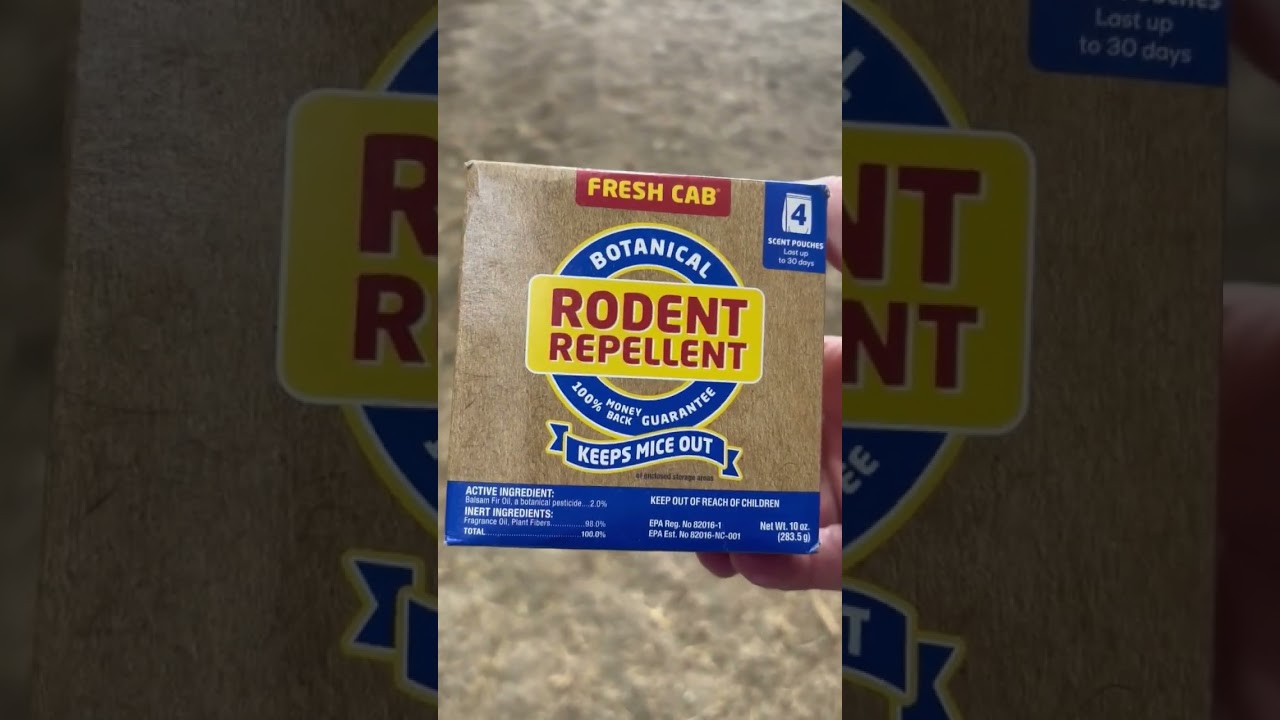 Fresh Cab Botanical Rodent Repellent Review