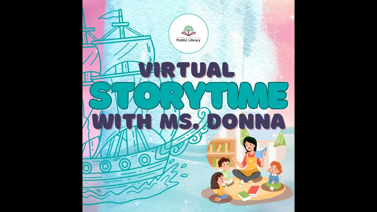 Virtual Storytime with Ms. Donna - There Was An Old Lady Who Swallowed A Rose