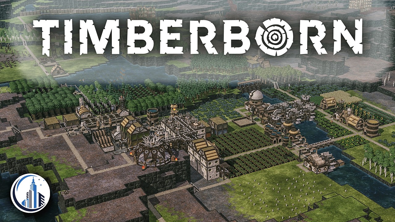 Timberborn Relaxing Longplay No Commentary Gameplay