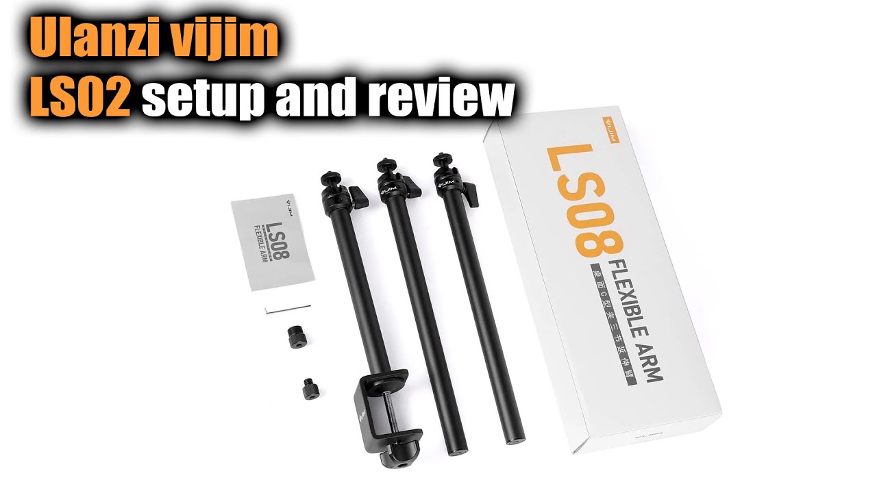Ulanzi vijim ls08 flexible overhead camera mount desk stand