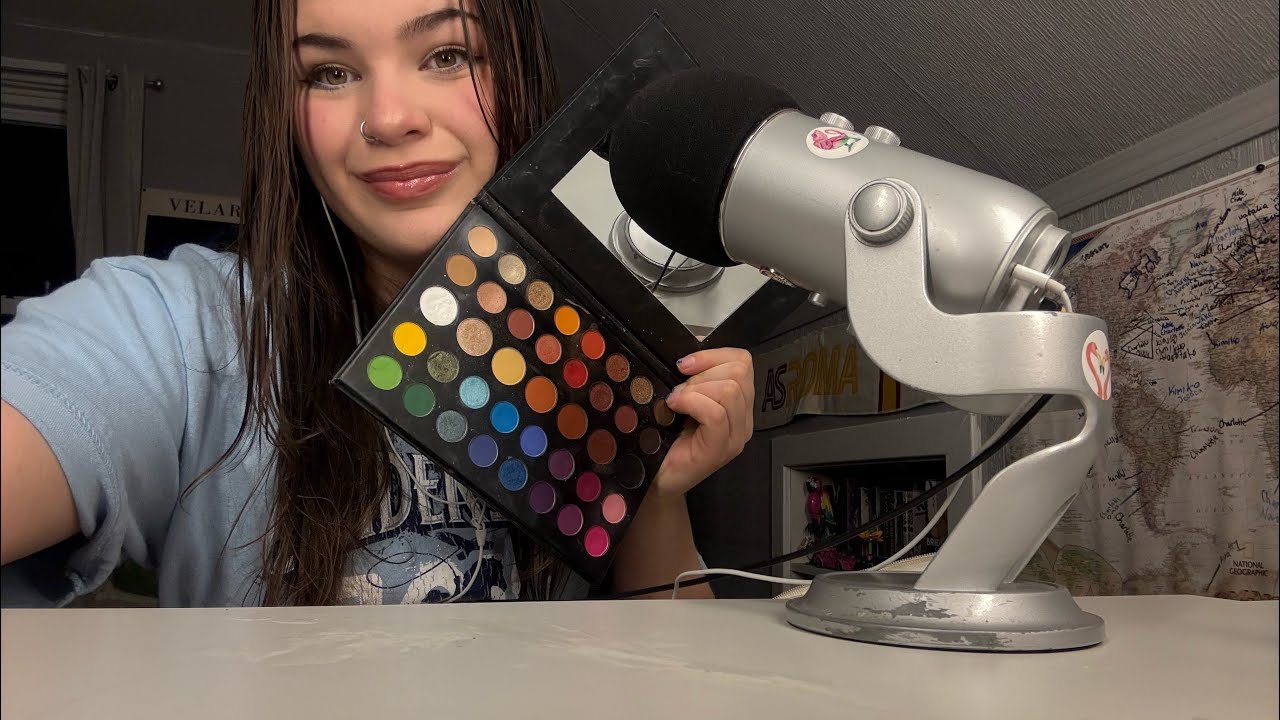 ASMR do my makeup and tell you about my project pan 2026