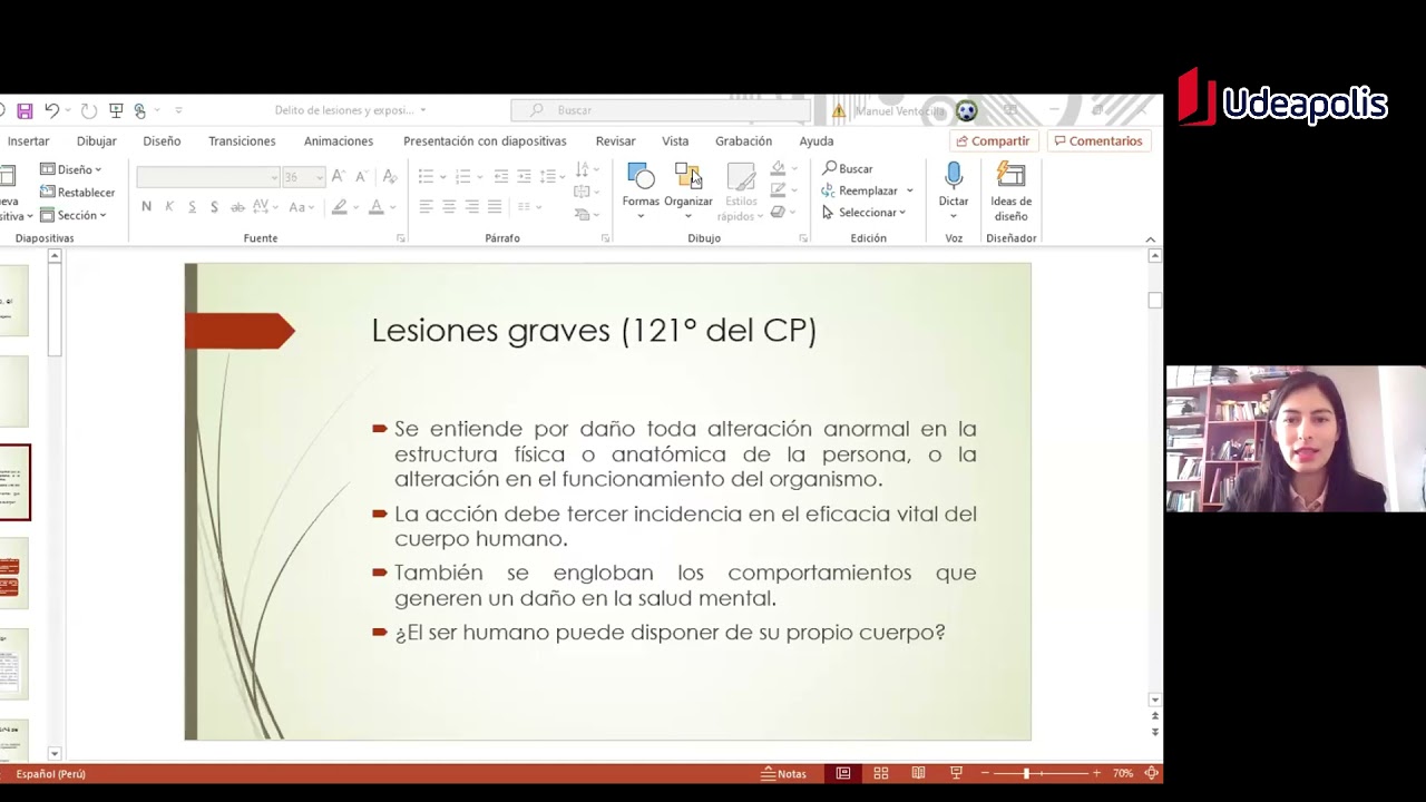 Lesiones y exposición de personas a peligro | Mery Alonzo Velapatiño