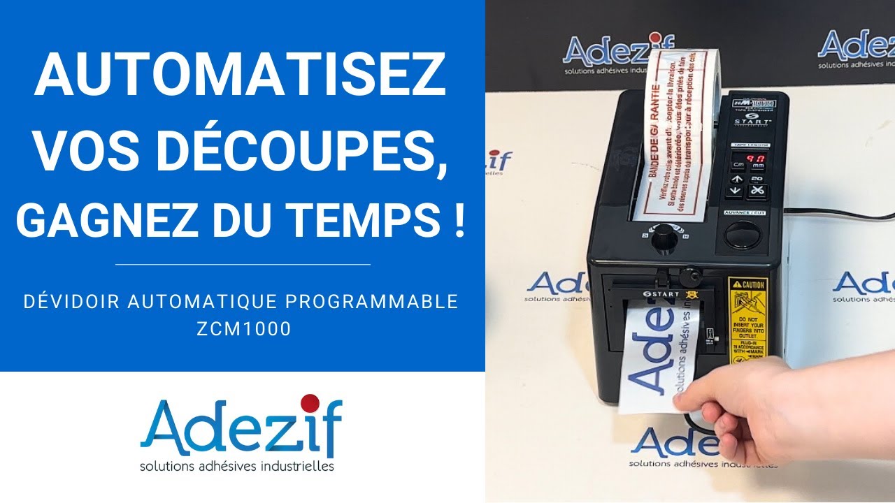 Dévidoir automatique ZCM1000 – Coupe programmable 20-999 mm