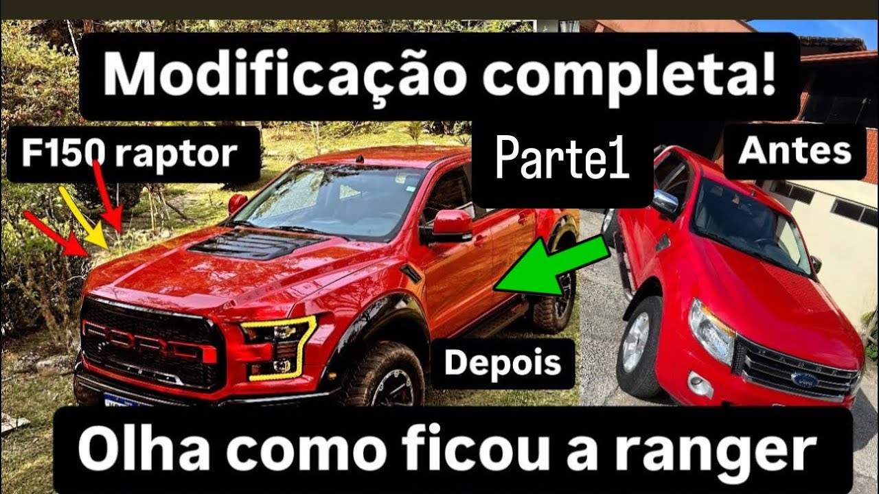 Transformei a RANGER 2016 em uma F150 RAPTOR ! PARTE 3