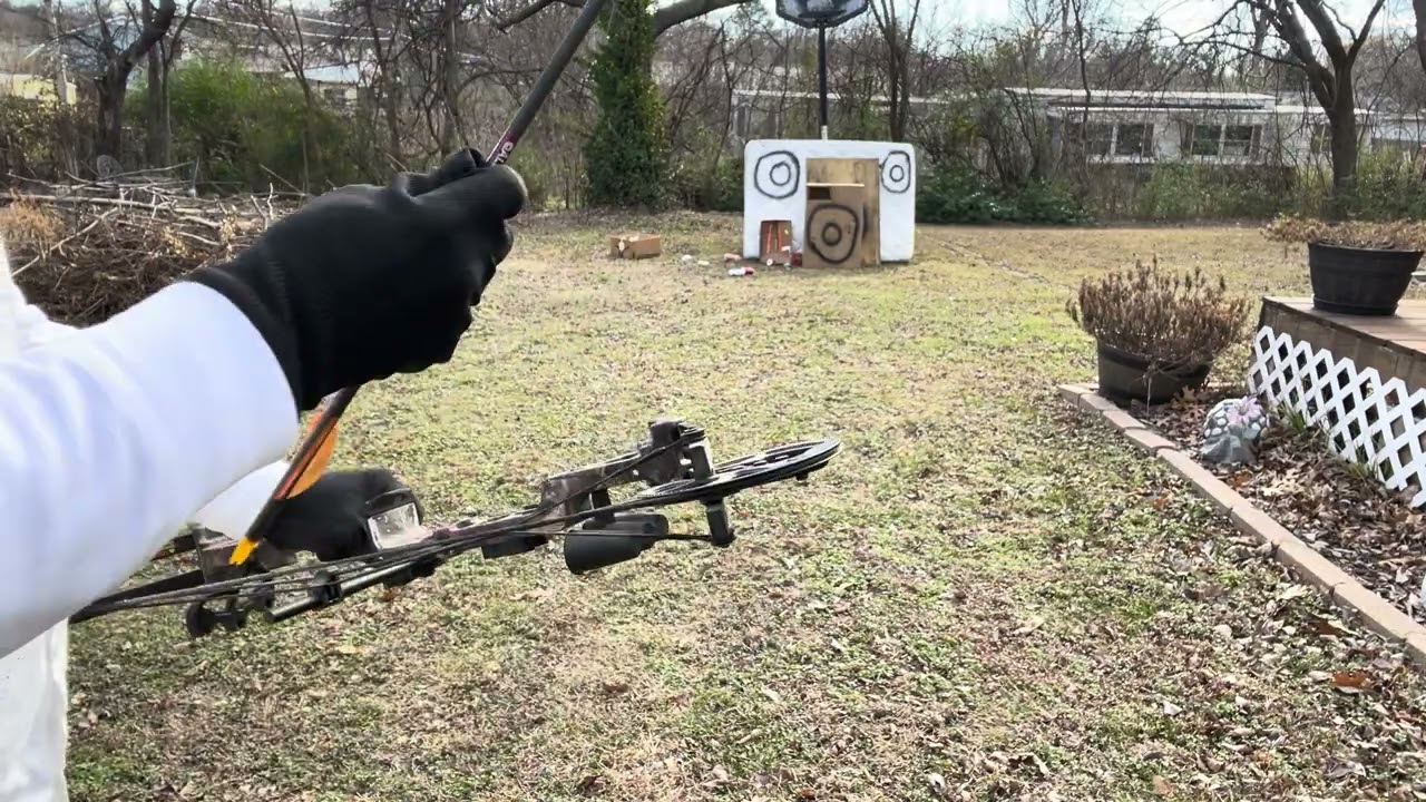Messing around with Compound Bow # The Beer Review Guy 