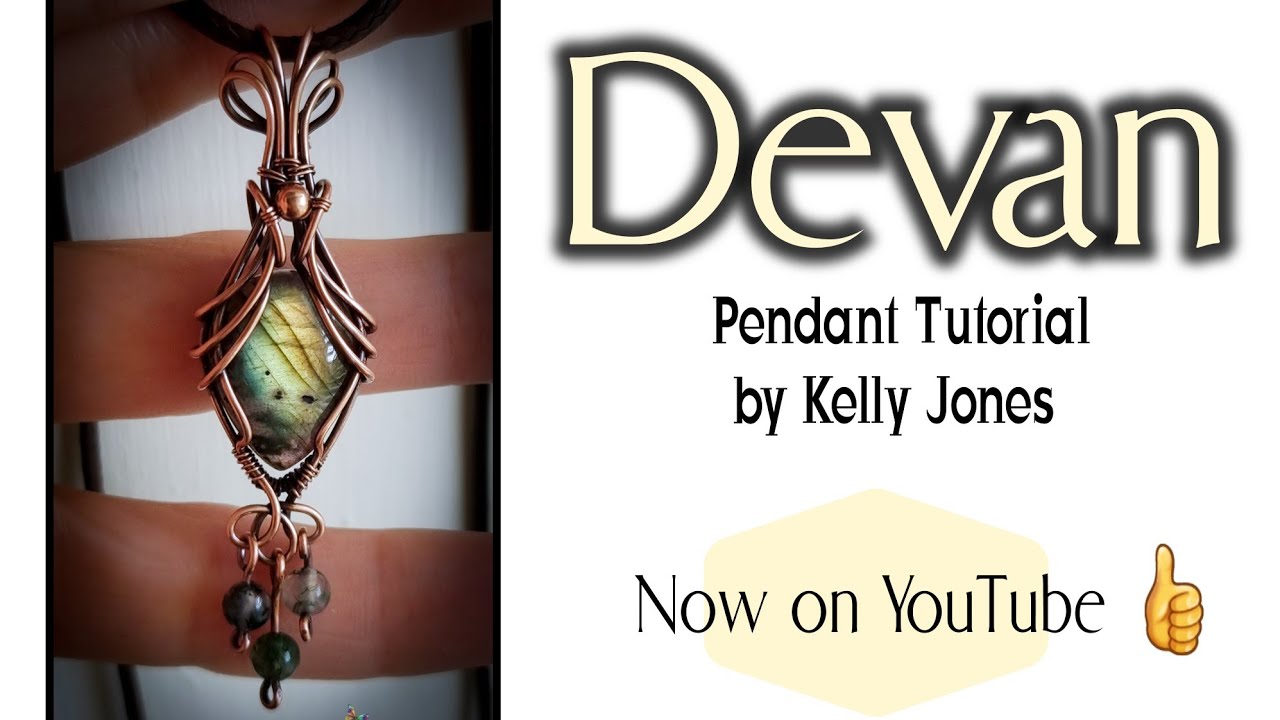Wire wrap pendant tutorial Devan.