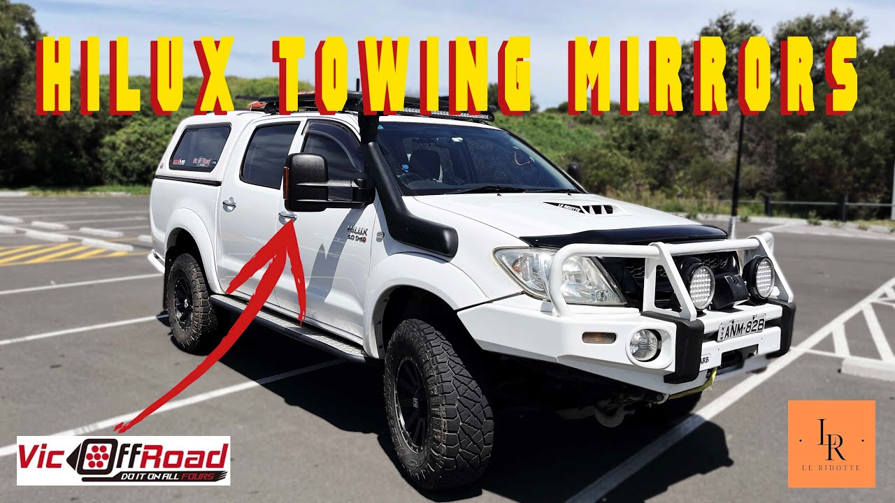 TOYOTA HILUX Towing Mirrors - SAN HIMA MIRRORS -