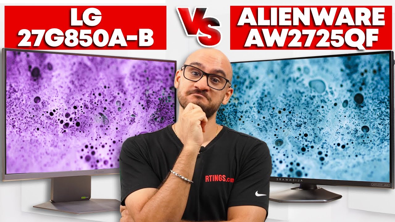 Dell Alienware AW2725QF vs LG 27G850A-B: Battle of Dual-Mode Monitors