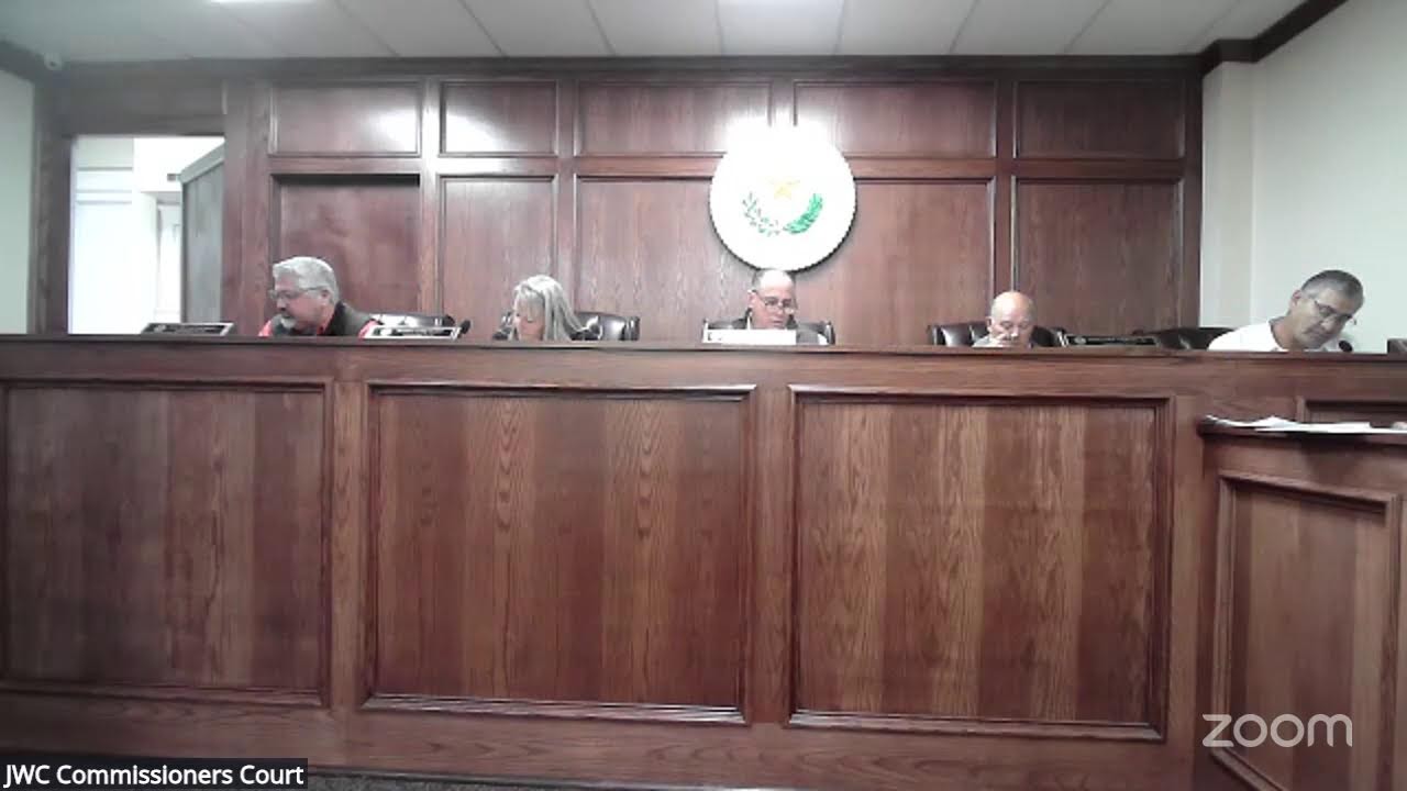 JWC Commissioners Court Meeting - December 15th, 2025