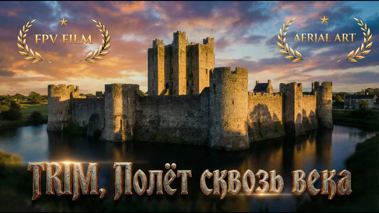 Документальный фильм о замке Trim | FPV Полёт сквозь века #ирландия #история