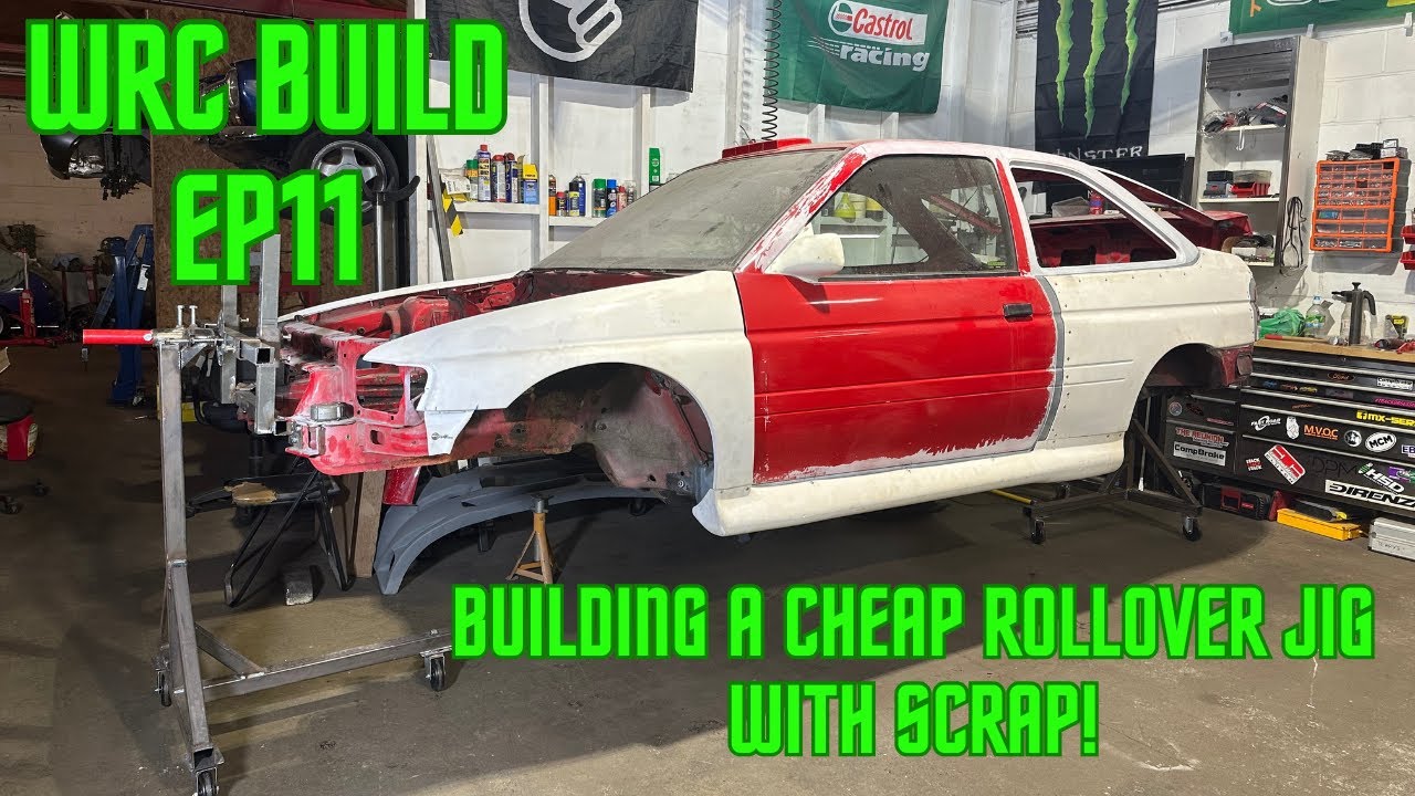 Сборка копии Escort Cosworth WRC, эпизод 11. Сборка недорогого вертела с вращающимся джигом.
