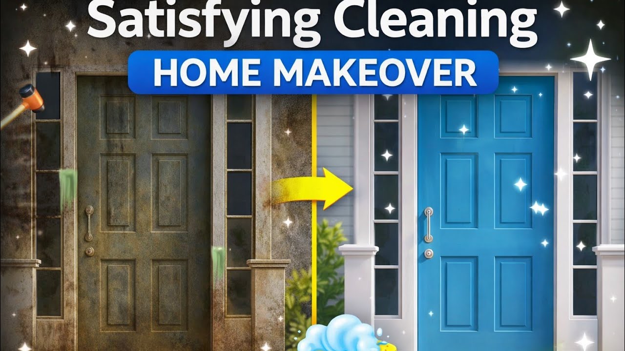 Before After Deep Cleaning ASMR Satisfying Home Makeover