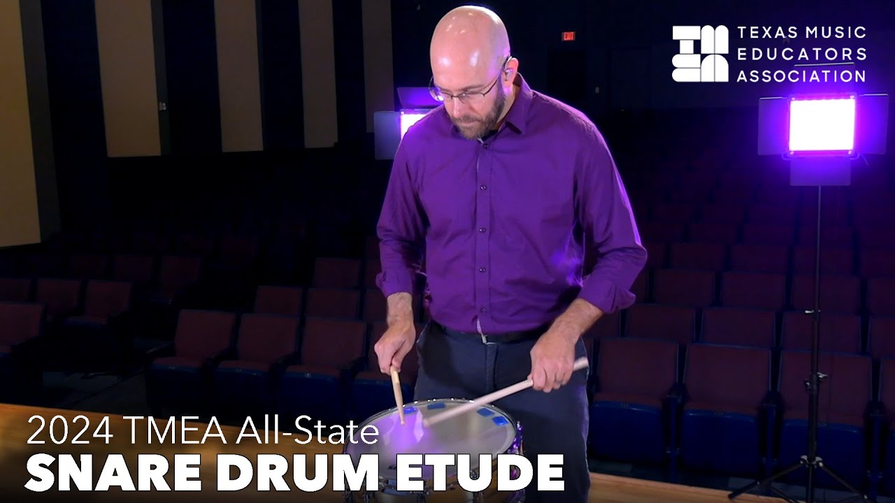 Vic Firth Artist Performance | Brad Meyer: TMEA All State Percussion Etude (Snare Drum)