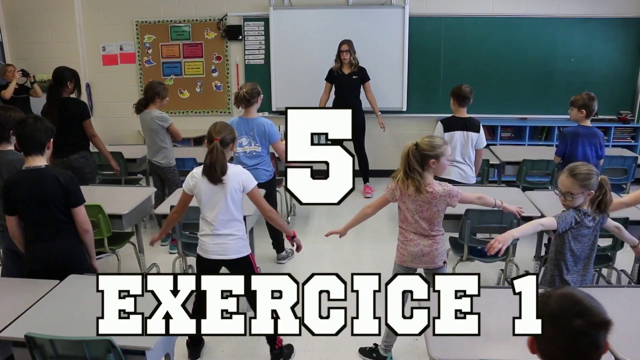 Tabata en classe (vidéo 3 de 3)