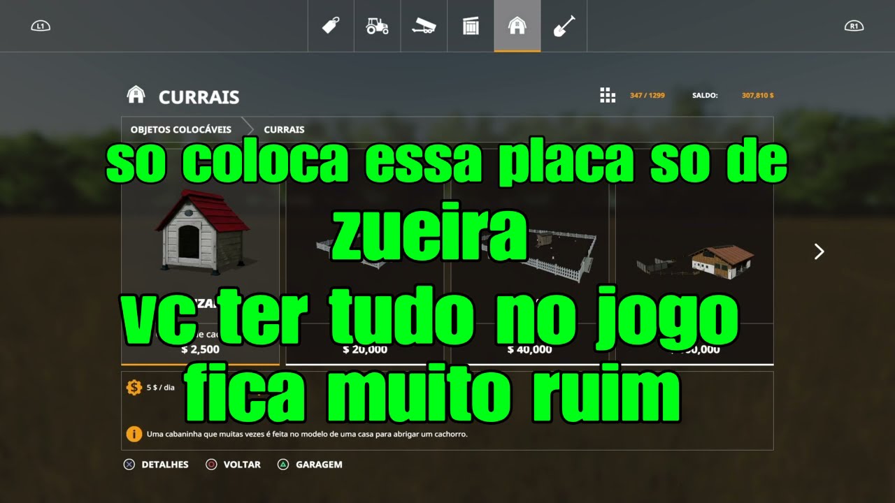 Como colocar dinheiro no FS19  ps4 e xbox 1