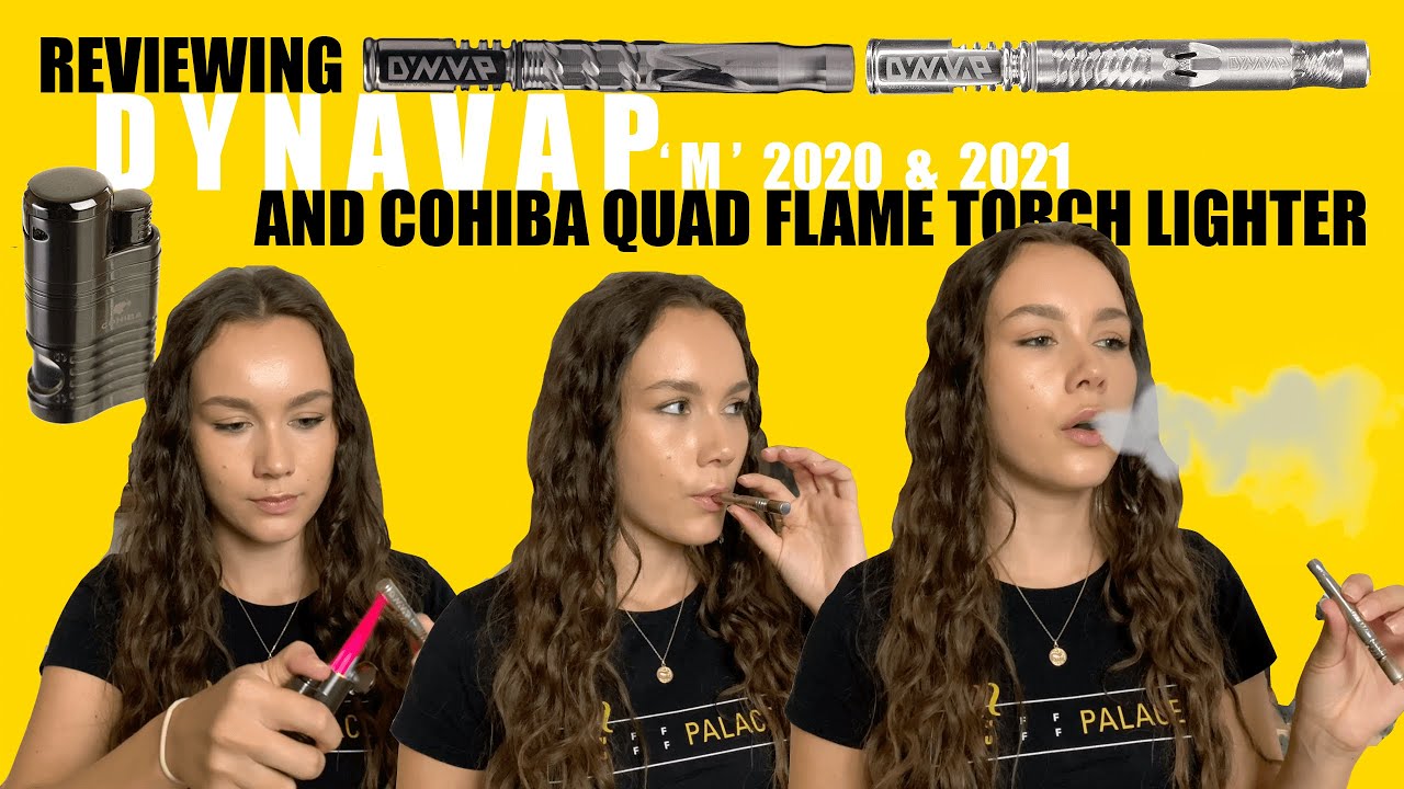 DYNAVAP Vapcap M '21' Review 2021 ft. Cohiba Quad Torch  | Puff Puff Palace