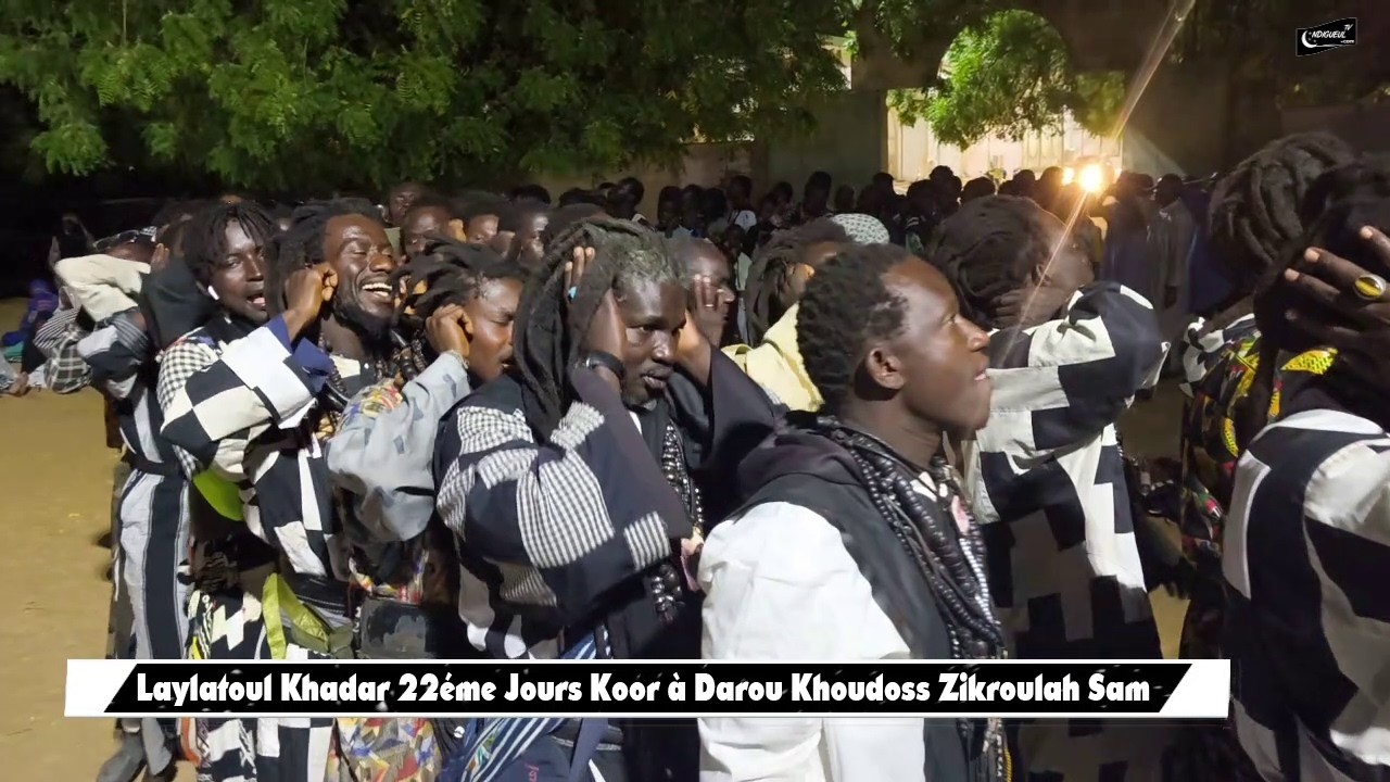 Gouddi laylatoul Khadar 22éme Jours Koor à Darou Khoudoss Zikroulah Sam le 12 03 2026