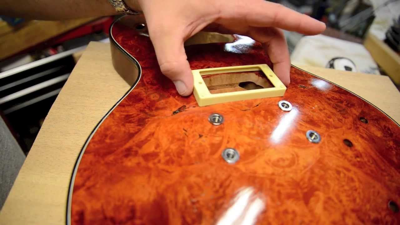Fitting pickup rings on your custom PRS or Les Paul guitar
