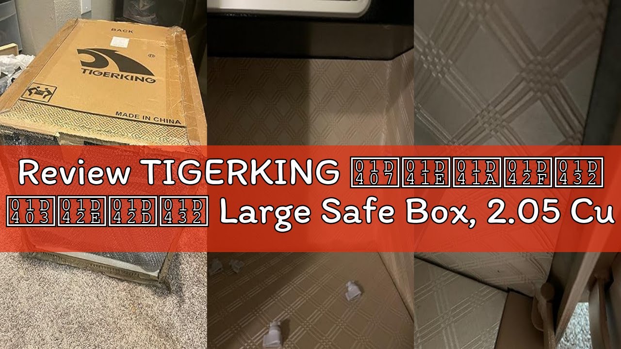 Review TIGERKING 𝐇𝐞𝐚𝐯𝐲 𝐃𝐮𝐭𝐲 Large Safe Box, 2.05 Cubic Feet Home Safe with Touch Screen Key