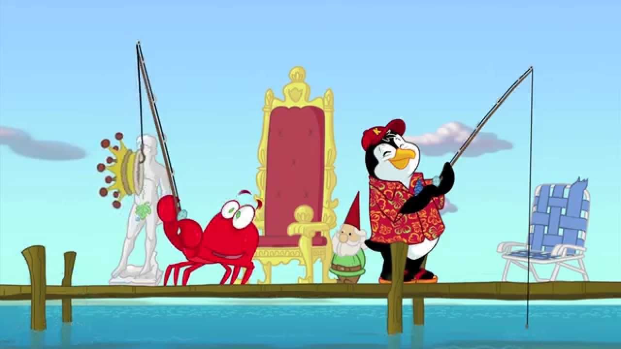 Kona Ice Fishin' Kartoon