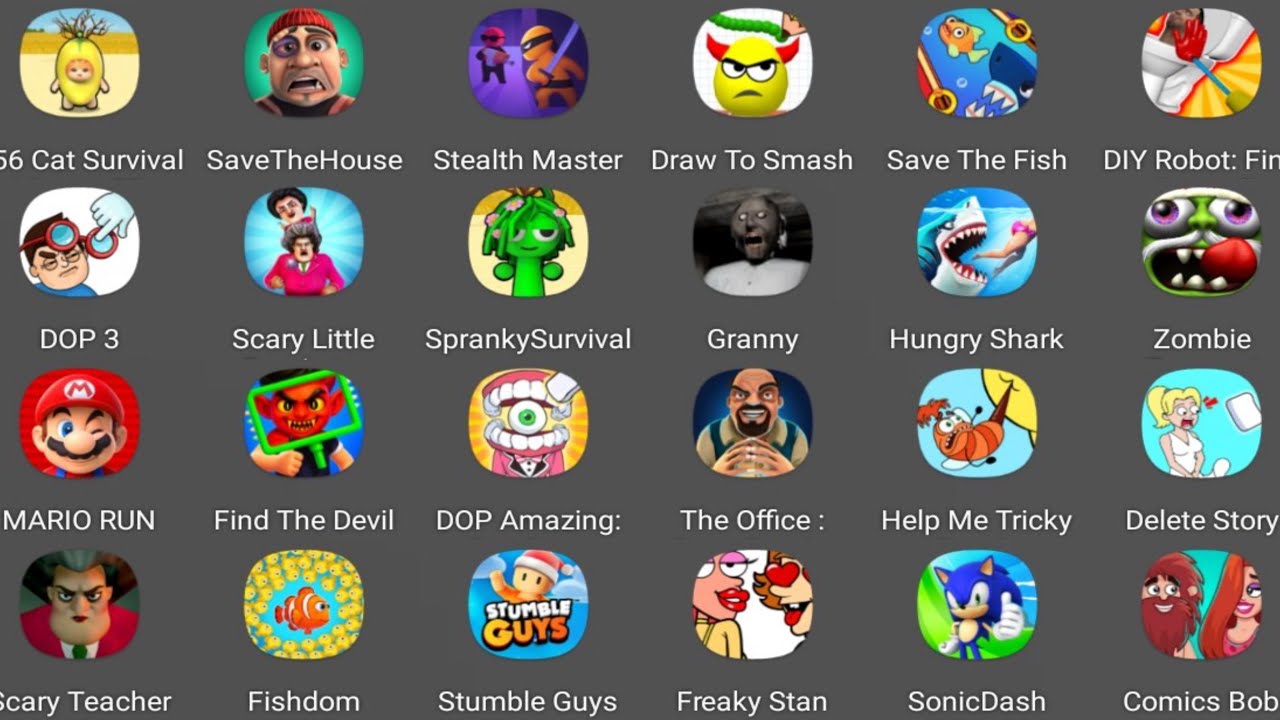 Roblox,Sprunki Survival,Stumble Guys,Scary Little,SaveTheHouse,Find The Devil,DOP 3 || GAMEPLAY