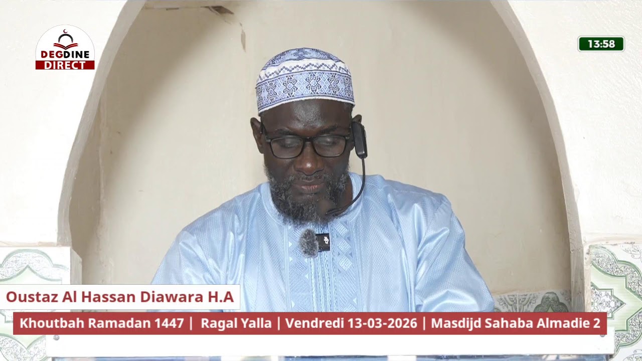Direct Khoutbah Oustaz Al Hassan Diawara| Masdijd Sahaba Almadie 2| 13-02-26