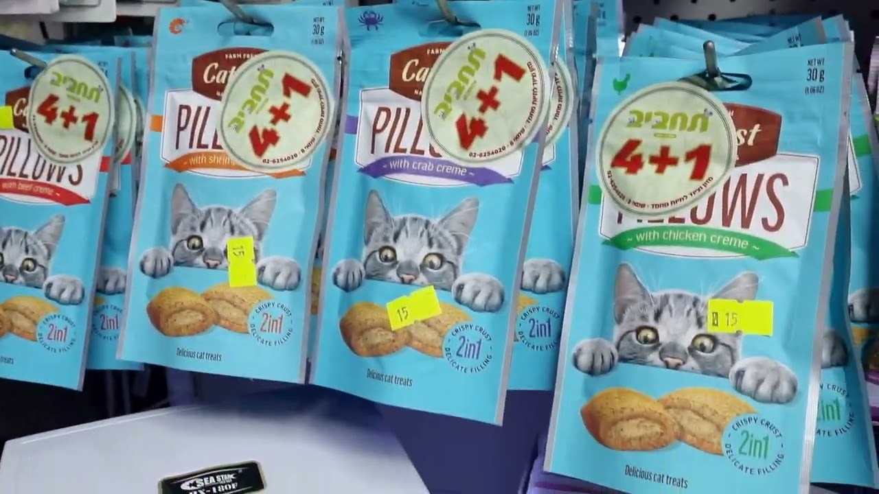 Buying Cat Foods in the City Jerusalem
