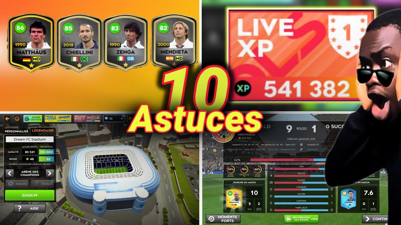DLS 25 • 10 ASTUCES sur Dream League Soccer