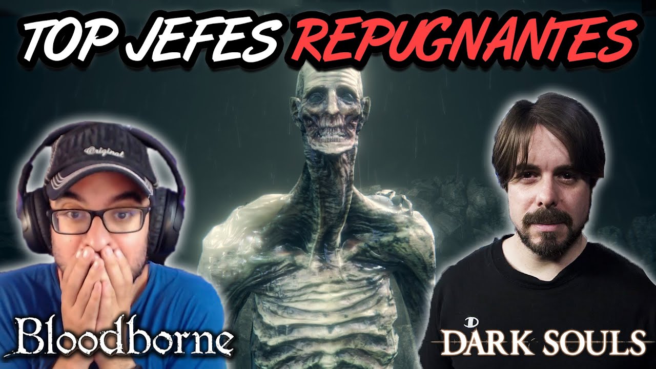 ANALIZAMOS el TOP JEFES TERRORIFICOS y REPUGNANTES de DROSS en la SAGA SOULS Y BLOODBORNE