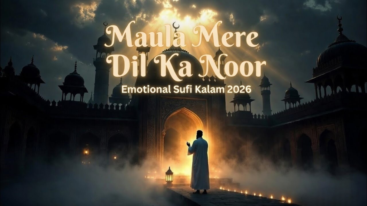 Maula Mere Dil Ka Noor ✨ | Heart Touching Sufi Kalam 2026 | Emotional Sufi Song | New Spiritual Song
