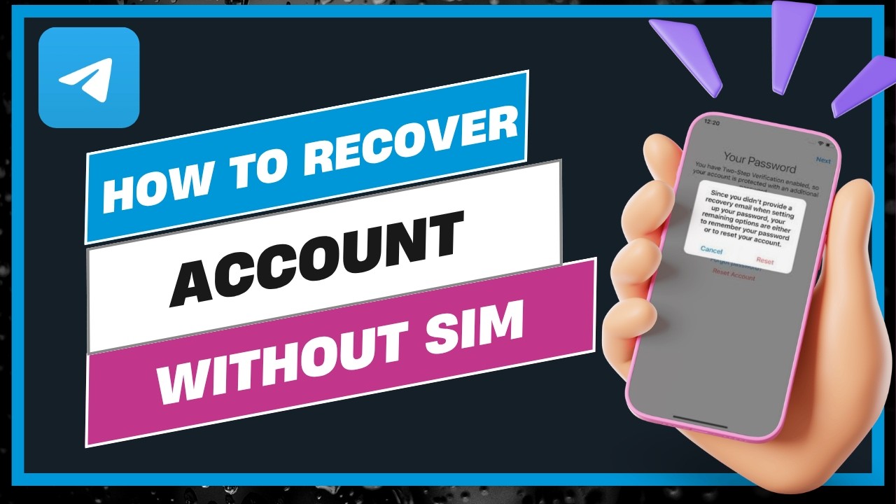 How To Recover Telegram Account Without SIM !