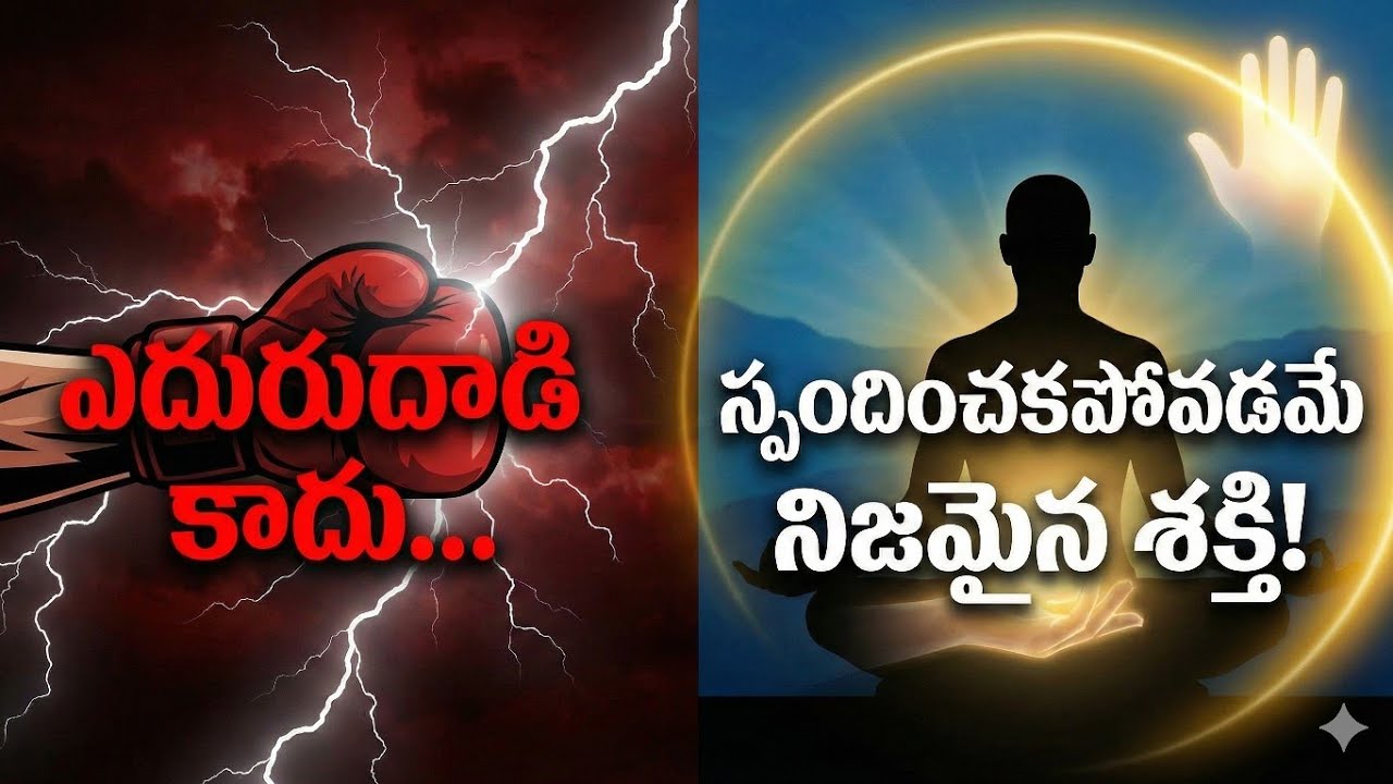 ఎదురుదాడి కాదు… స్పందించకపోవడమే నిజమైన శక్తి! 💥