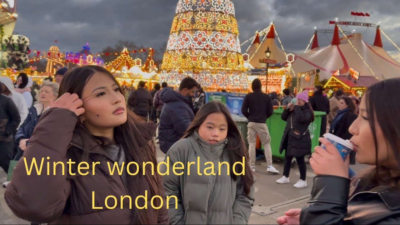 Winter wonderland London 😍