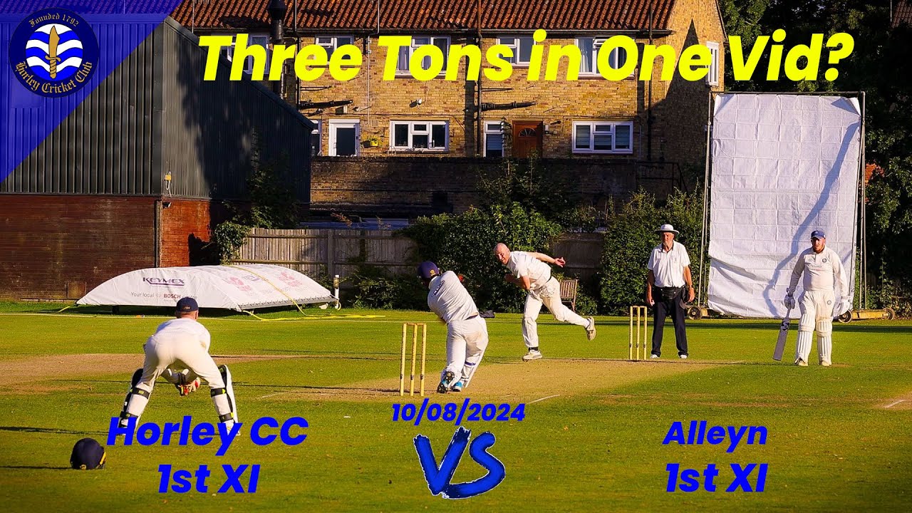 Top of the table clash! 500 Runs, 13 Wickets & Overseas on 🔥… ridiculous batting! Horley vs Alleyn