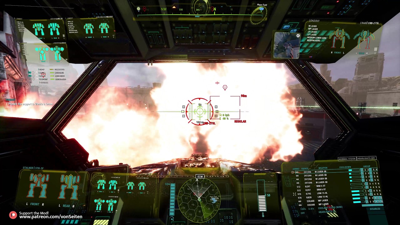 Voluntary Destruction - Mechwarrior 5 Modded DLC5 Campaign Gameplay