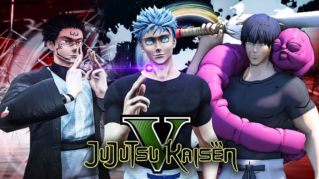 GTA 5 - Gojo & Toji VS Sukuna | Jujutsu Kaisen Epic Clash Battle!