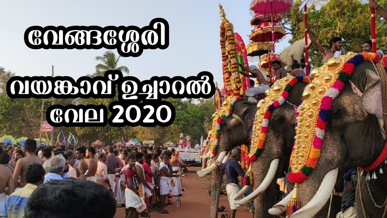 വയങ്കാവ് ഉച്ചാറൽ വേല 2020 | വേങ്ങശ്ശേരി | VAYANGAVU UCHARAL VELA | VENGASSERY | HD