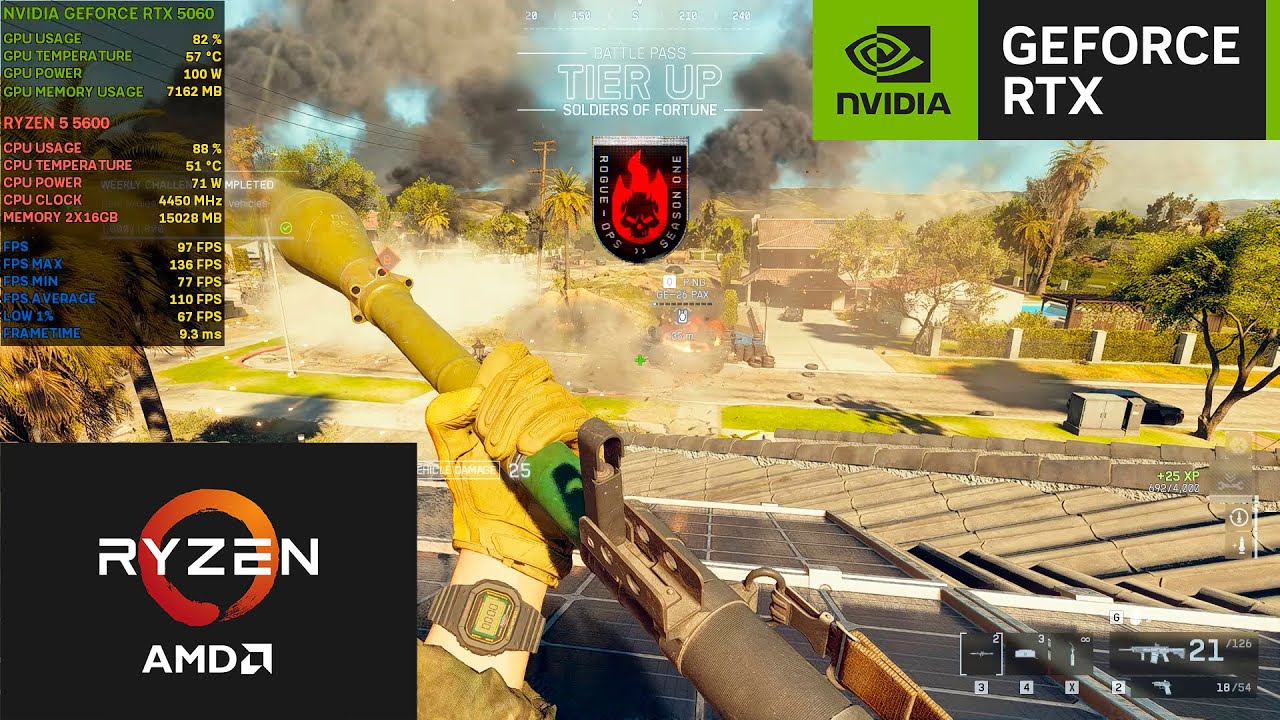 Battlefield 6 Conquest | RTX 5060 8GB | Ryzen 5 5600 | Custom Settings | DLSS 4.5 Balanced