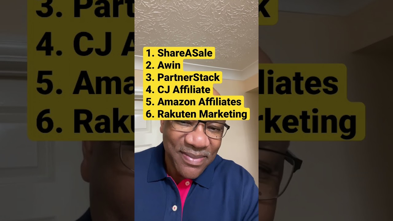 12 BEST Affiliate Networks For High Paying Affiliate Programs  2025 #shorts