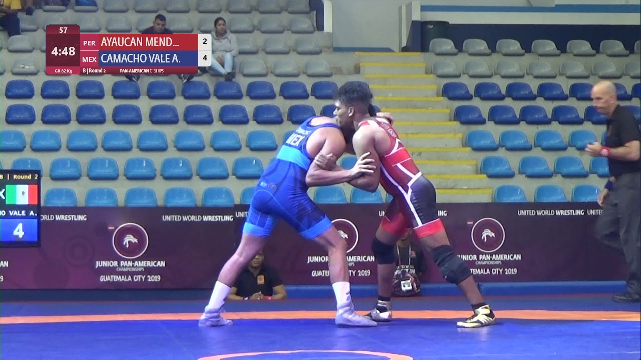Round 2 GR - 82 kg: A. AYAUCAN MEND (PER) v. A. CAMACHO VALE (MEX)