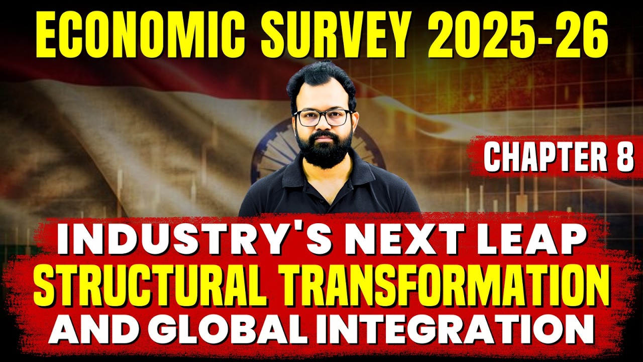 Economic Survey 2025-26 by Sanat Sir | Chapter 8